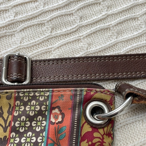 FOSSIL crossbody bag/purse colorful metal hardware some fading/wear See pics - Picture 8 of 12